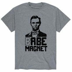 Licensed Character Men's Babe Magnet Tee Grey