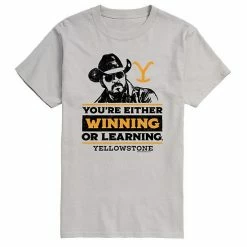 Licensed Character Men's Yellowstone Winning Or Learning Tee Green -Licensed Character Shop unnamed file 42625