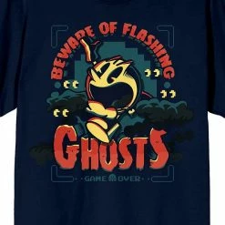 Licensed Character Men's Pac-Man Beware Of Ghosts Tee -Licensed Character Shop unnamed file 42627