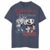Licensed Character Boys 8-20 Cuphead And Mugman Dynamic Duo Tee Charcoal Heather -Licensed Character Shop unnamed file 4267