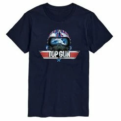 Licensed Character Men's Top Gun Maverick Helmet Tee Navy -Licensed Character Shop unnamed file 4273