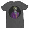 Licensed Character Men's DC Fandome The Joker Dark Circle Portrait Tee -Licensed Character Shop unnamed file 42747