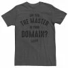 Licensed Character Men's Seinfeld Are You The Master Of Your Domain? Word Stack Tee -Licensed Character Shop unnamed file 42759