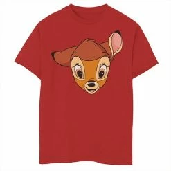 Licensed Character Boys 8-20 Disney Bambi Big Face Tee Red -Licensed Character Shop unnamed file 42781