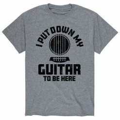 Licensed Character Men's Put Down My Guitar Tee Green -Licensed Character Shop unnamed file 4279