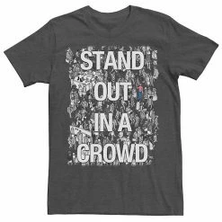 Licensed Character Men's Where's Waldo Stand Out In A Crowd Poster Graphic Tee