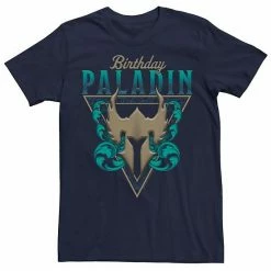 Licensed Character Men's Wizards Of The Coast Dungeons & Dragons Paladin Birthday Logo Tee