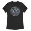 Licensed Character Juniors' Marvel Avengers Circle Portrait Panels Tee -Licensed Character Shop unnamed file 42800