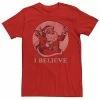 Licensed Character Men's Santa Clause I Believe Christmas Graphic Tee -Licensed Character Shop unnamed file 4288
