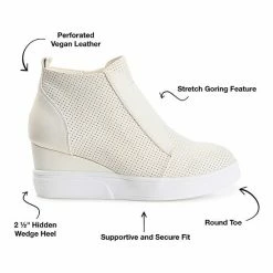 Licensed Character Journee Collection Journee Collection Clara Women's Wedge Sneakers Black 18 Licensed Character Journee Collection Journee Collection Clara Women's Wedge Sneakers Black -Licensed Character Shop unnamed file 429