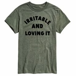Licensed Character Men's Irritable And Loving It Tee Green -Licensed Character Shop unnamed file 42907