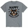 Licensed Character Men's Happy Meow-O-Ween Tee Grey -Licensed Character Shop unnamed file 42914