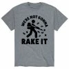 Licensed Character Men's Were Not Gonna Rake It Tee Heather Military Green