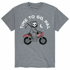 Licensed Character Men's Time To Go Pal Tee Grey