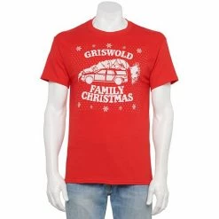 Licensed Character Men's Holiday Character Tees Medium Red -Licensed Character Shop unnamed file 43