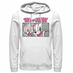 Licensed Character Mens Tom And Jerry Comic Panel Hoodie