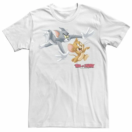 Licensed Character Mens Tom And Jerry Classic Style Chase Portrait Hoodie 3 Licensed Character Mens Tom And Jerry Classic Style Chase Portrait Hoodie