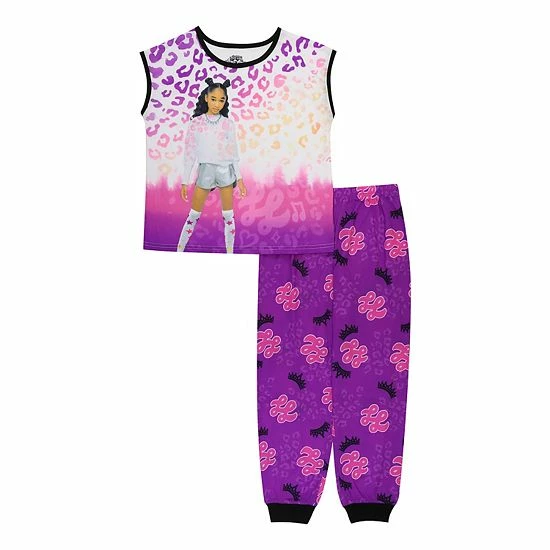 Licensed Character Girls 6-12 That Girl Lay Lay Top & Bottoms Pajama Set 3 Licensed Character Girls 6-12 That Girl Lay Lay Top & Bottoms Pajama Set