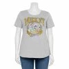 Licensed Character Disney's Mickey Mouse & Friends Collegiate Style Plus Size Graphic Tee -Licensed Character Shop unnamed file 4321