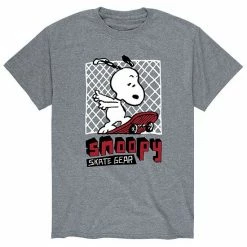 Licensed Character Men's Peanuts Skate Gear Tee Charcoal -Licensed Character Shop unnamed file 43265