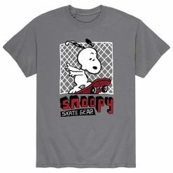 Licensed Character Men's Peanuts Skate Gear Tee Charcoal -Licensed Character Shop unnamed file 43266