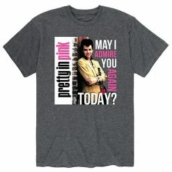 Licensed Character Men's Pretty In Pink Again Today Tee Grey