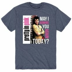 Licensed Character Men's Pretty In Pink Again Today Tee Grey -Licensed Character Shop unnamed file 43269