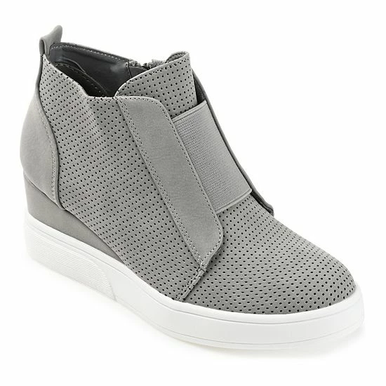Licensed Character Journee Collection Journee Collection Clara Women's Wedge Sneakers Black 12 Licensed Character Journee Collection Journee Collection Clara Women's Wedge Sneakers Black - Image 10