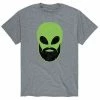 Licensed Character Men's Alien Beard Tee Grey 2 -Licensed Character Shop unnamed file 43315