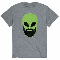 Licensed Character Men's Alien Beard Tee Grey 2