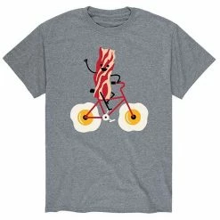 Licensed Character Men's Bacon Bike Tee Grey 2 -Licensed Character Shop unnamed file 43320