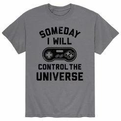 Licensed Character Men's Someday I Will Control The Uni Tee Grey 2
