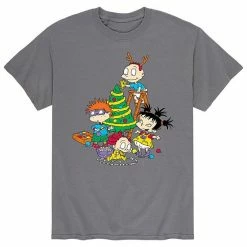 Licensed Character Men's Rugrats Trim The Tree Tee Grey 2 -Licensed Character Shop unnamed file 43332