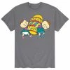 Licensed Character Men's Rugrats Easter Hunt Big Egg Tee Grey -Licensed Character Shop unnamed file 43333