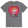 Licensed Character Men's Rugrats Valentines Chuckie Love Tee Grey 2 -Licensed Character Shop unnamed file 43336