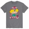 Licensed Character Men's Hey Arnold! Valentines My Love Tee Grey 2