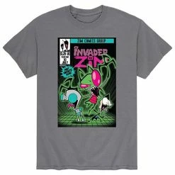 Licensed Character Men's Invader Zim Comic Tee Grey 2