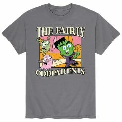 Licensed Character Men's Fairly Odd Parents Monster Tee Grey 2