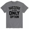 Licensed Character Men's Success Is The Only Option Tee Grey 2 -Licensed Character Shop unnamed file 43378