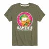 Licensed Character Boys 8-20 Garfield Santas Helpers Graphic Tee Green -Licensed Character Shop unnamed file 43387