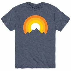 Licensed Character Men's Mountains Sunset Tee Blue -Licensed Character Shop unnamed file 43393