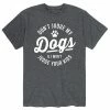 Licensed Character Men's Dont Judge My Dogs Tee Blue -Licensed Character Shop unnamed file 43397