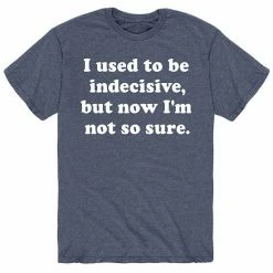 Licensed Character Men's I Used To Be Indecisive Tee Grey -Licensed Character Shop unnamed file 43420