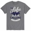 Licensed Character Men's "The Lake Is Calling And I Must Go" Tee Grey -Licensed Character Shop unnamed file 43497