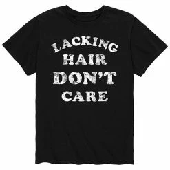 Licensed Character Men's Lacking Hair Dont Care Tee Blue