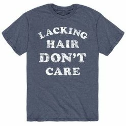 Licensed Character Men's Lacking Hair Dont Care Tee Blue -Licensed Character Shop unnamed file 43512