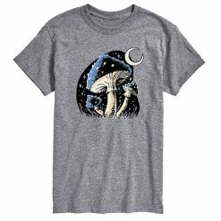 Licensed Character Men's Starry Mushroom Tee Grey