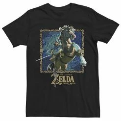 Licensed Character Men's Zelda Breath Of The Wild Patterned Poster Tee