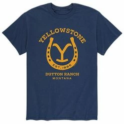 Licensed Character Men's Yellowstone Horseshoe Tee Black -Licensed Character Shop unnamed file 4363