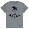 Licensed Character Men's Relax Palm Tree Tee White -Licensed Character Shop unnamed file 4377